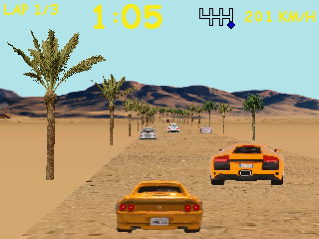 Racer atari screenshot